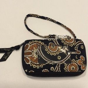 LNC Vera Bradley Wristlet Caffe Latte Pattern